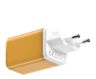 Silver Monkey Ładowarka sieciowa GaN 65W 2x USB-C Yellow - 1266246 - zdjęcie 2